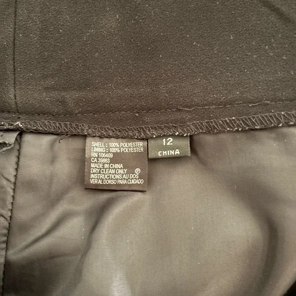 Tahari Blazer with Striped Tank Top and Black Slacks - Picture 6 of 6